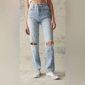 PACSUN Distressed Dad Jeans